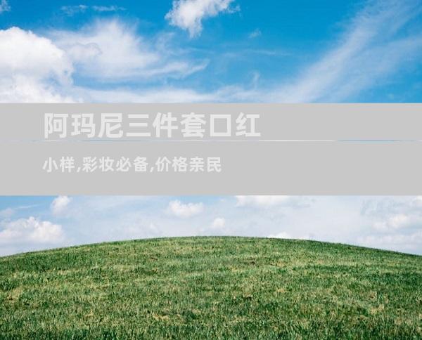 阿玛尼三件套口红小样,彩妆必备,价格亲民