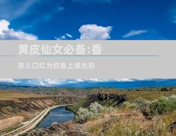 黄皮仙女必备:香奈儿口红为你唇上添光彩
