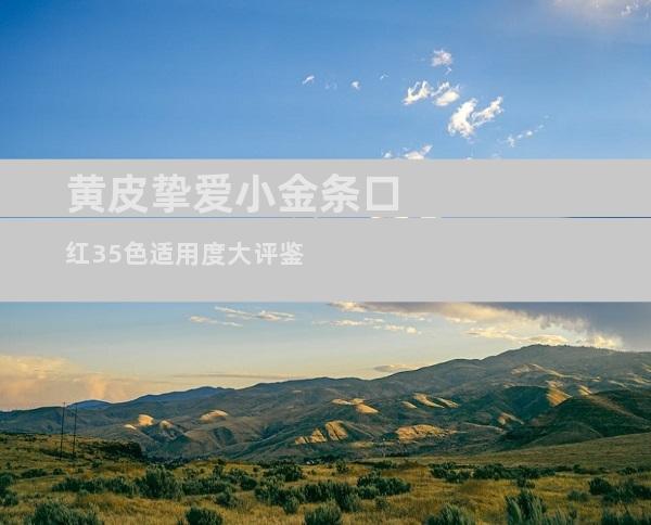 黄皮挚爱小金条口红35色适用度大评鉴